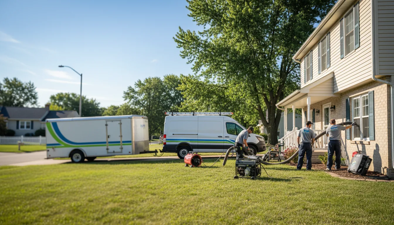 Flooded Basement Restoration And Cleanup With Repair in Saint Marie, MT near me